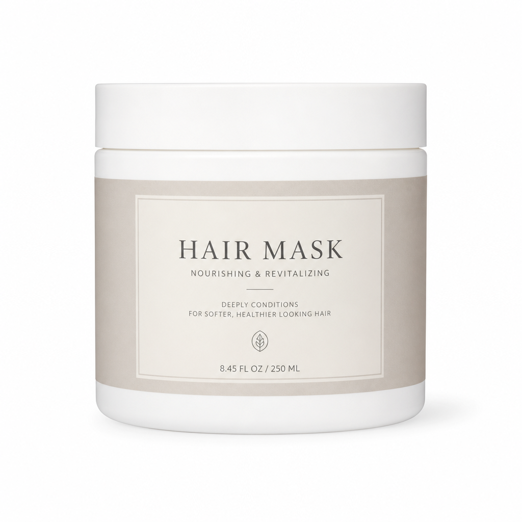 Generic hair mask ad shown for dry hair search — same ad for every keyword